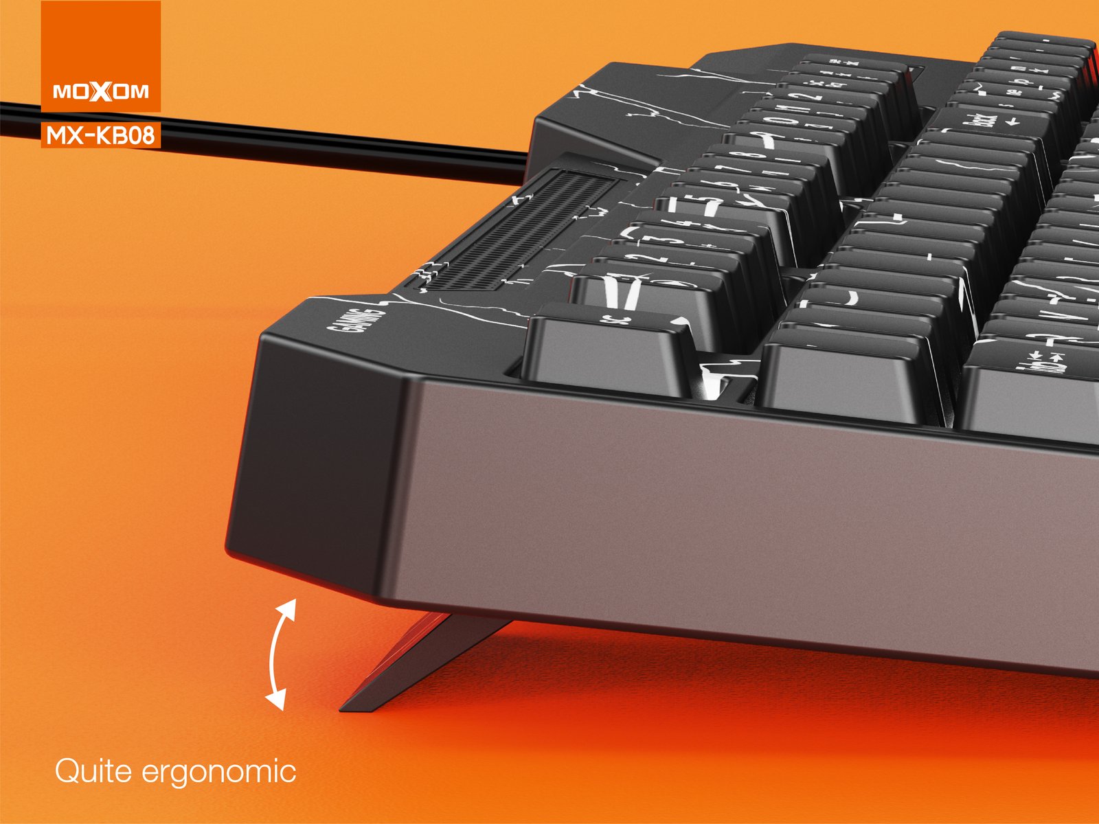 Teclado Gamer con Iluminacion LED Moxom MX-KB08 - Imagen 5