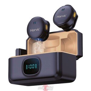 Micrófonos Inalámbricos Duales Harvic MCS-586 con Estuche de Carga