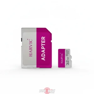 Tarjeta Micro SD De 32GB Harvic Clase 10 (A1) con Adaptador SD