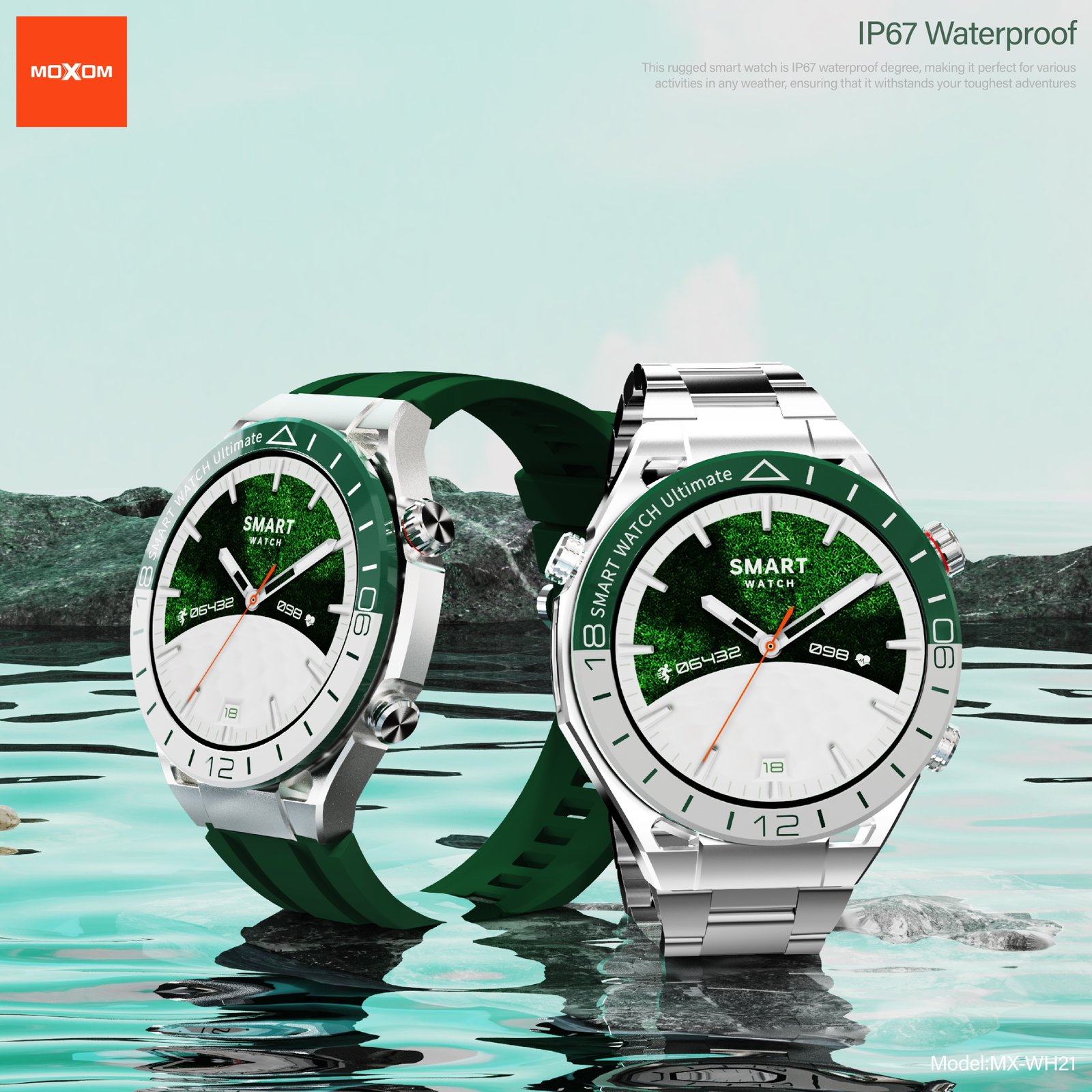 Smart Watch Moxom MX-WH21 – Tecnología Premium y Resistencia Extrema - Imagen 2