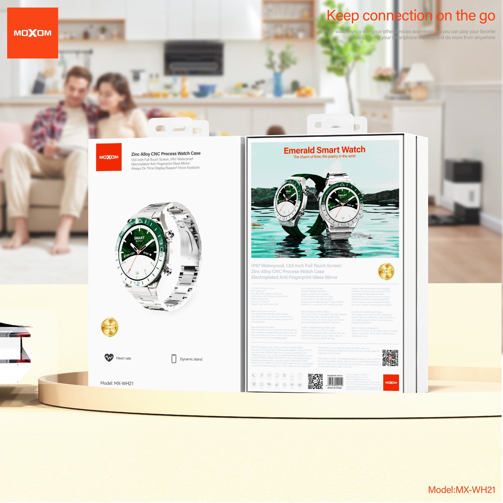 Smart Watch Moxom MX-WH21 – Tecnología Premium y Resistencia Extrema - Imagen 6