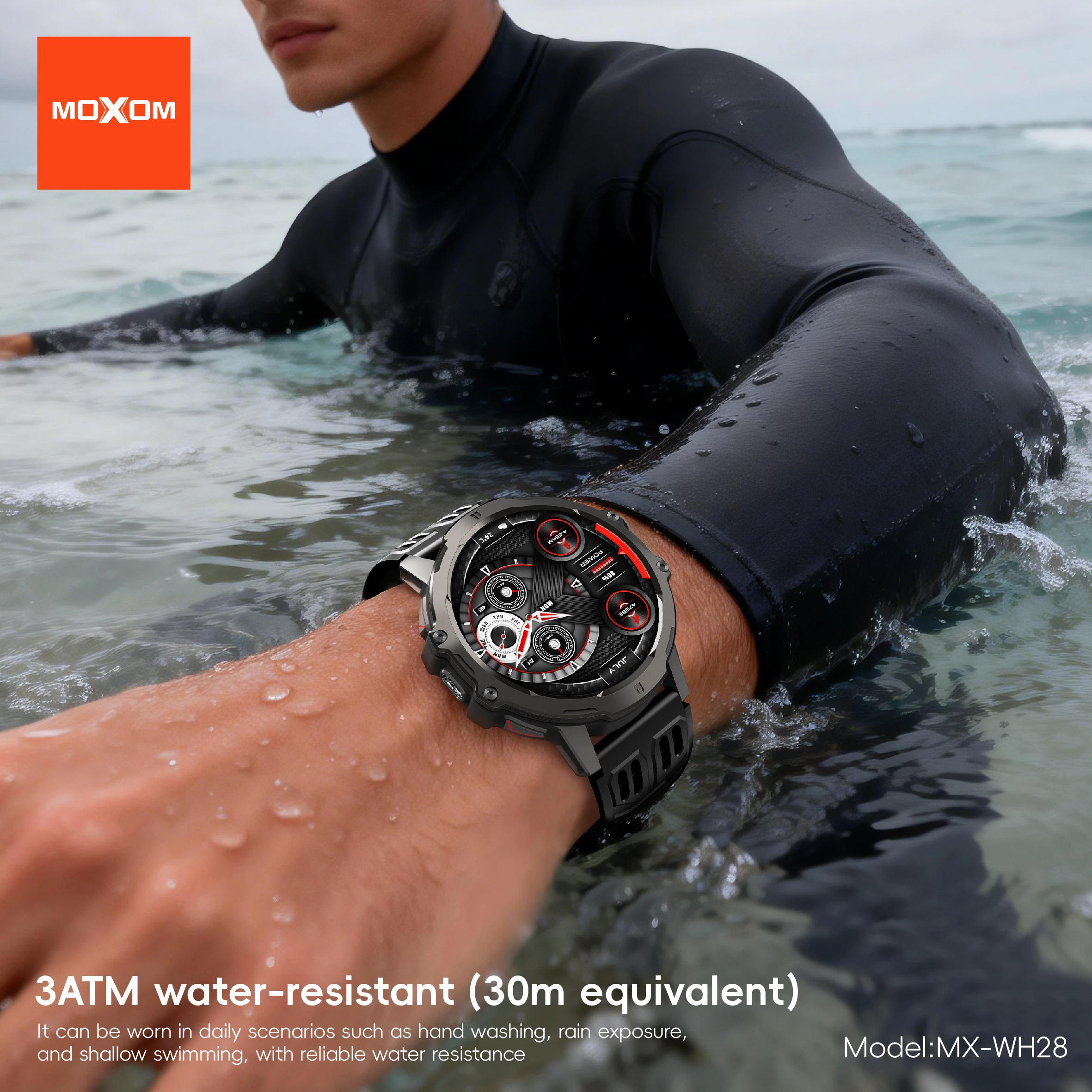 Smart Watch Moxom MX-WH28 – Resistencia Extrema y Batería de Larga Duración - Imagen 6