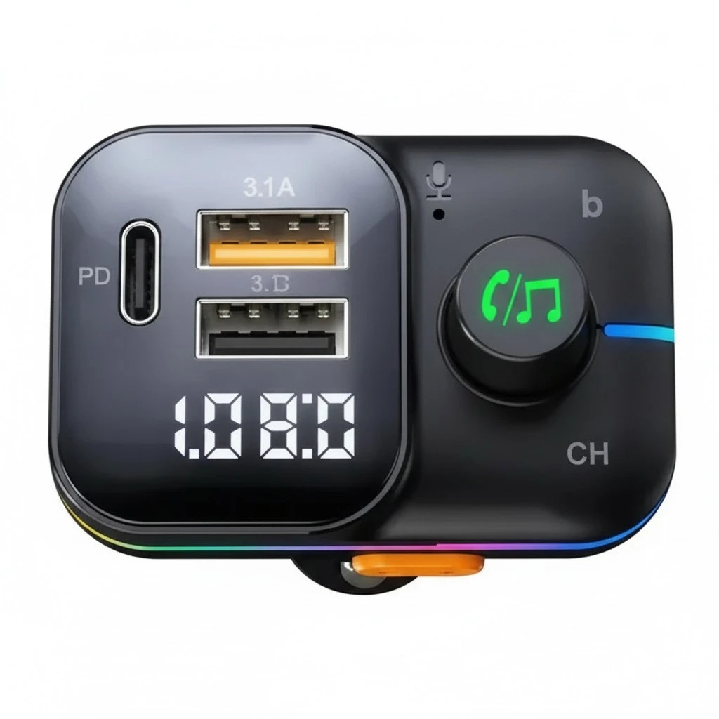 Adaptador Bluetooth Para Carro Harvic Pl-bt-251: Conectividad Total Y Carga Rápida - Imagen 2