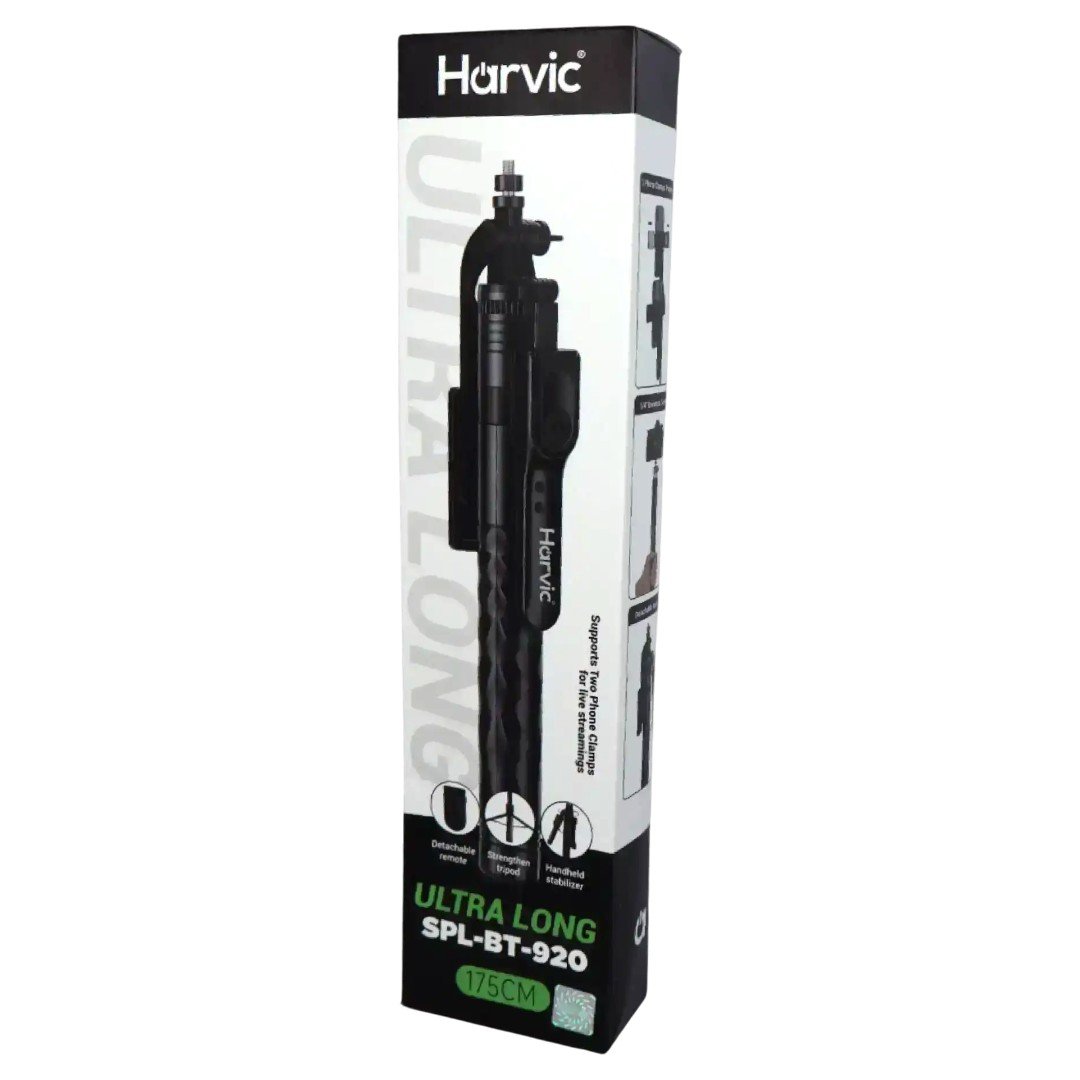 Trípode Extensible Harvic SPL-BT-920 con Luz LED Integrada - Imagen 4