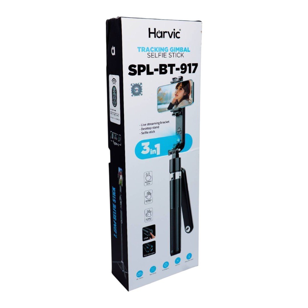 Trípode con Gimbal Harvic SPL-BT-917: Seguimiento Inteligente para tus Contenidos - Imagen 4