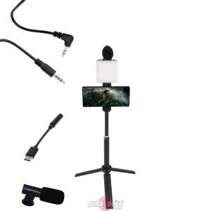 Kit de Contenido Profesional Harvic SPL-BT-294: Estudio Móvil para Creadores