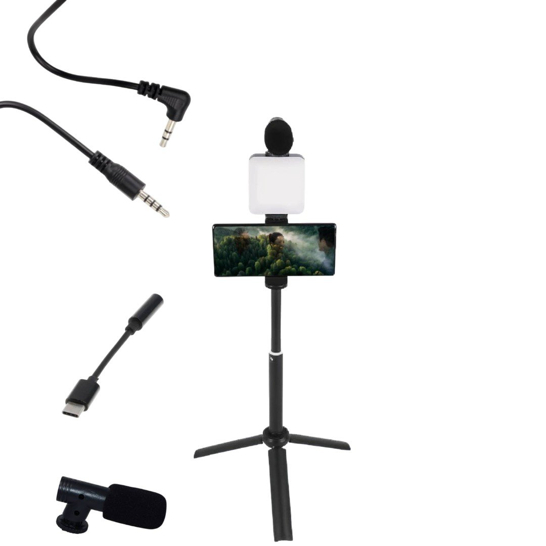Kit de Contenido Profesional Harvic SPL-BT-294: Estudio Móvil para Creadores