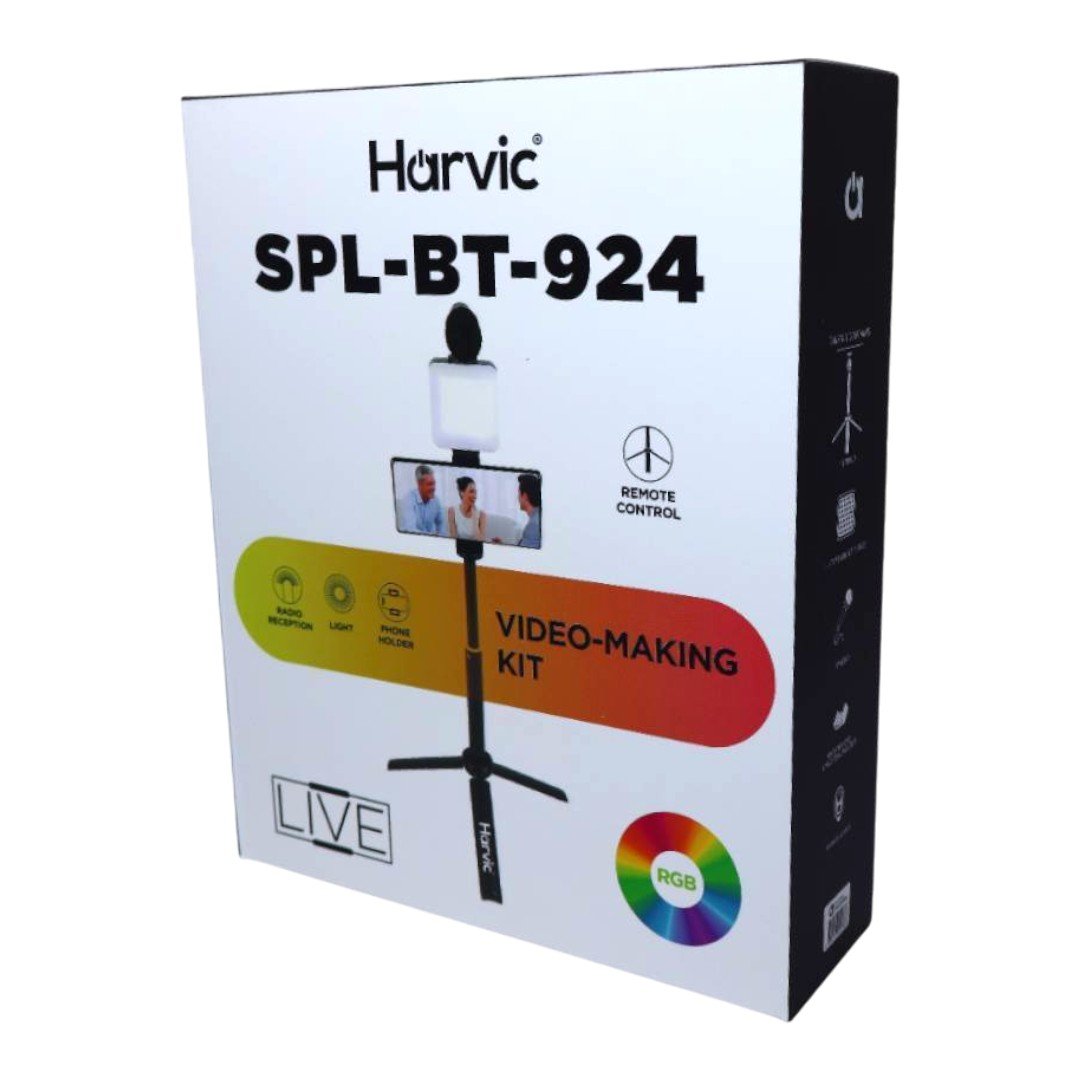 Kit de Contenido Profesional Harvic SPL-BT-294: Estudio Móvil para Creadores - Imagen 4