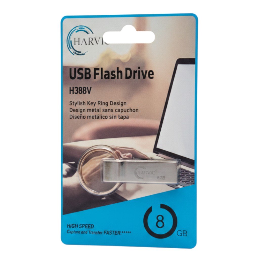 Memoria USB Harvic De 8GB: Almacenamiento Portátil de Alta Compatibilidad - Imagen 2