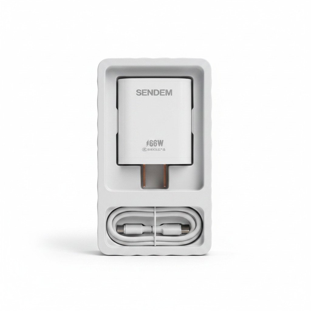 Cargador Sendem B10 66W USB-A con Cable Lightning - Imagen 2