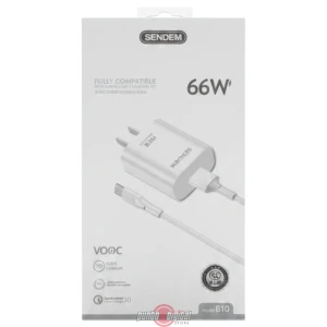 Cargador Sendem B10 66W USB-A con Cable Lightning