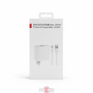 Cargador Sendem BE04 200W GaN con Puerto USB-A y Cable USB-C