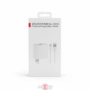 Cargador Sendem BE04 200W GaN con Puerto USB-A y Cable USB-C
