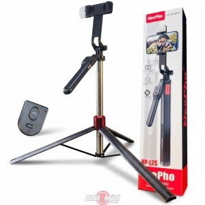Trípode Selfie Stick NEEPHO NP-L2S con LED y Control Remoto