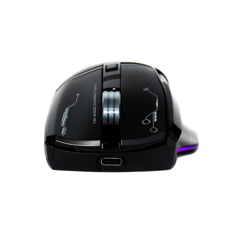 Mouse Inalámbrico HARVIC MBTR-406 Tri-Modo RGB - Imagen 2