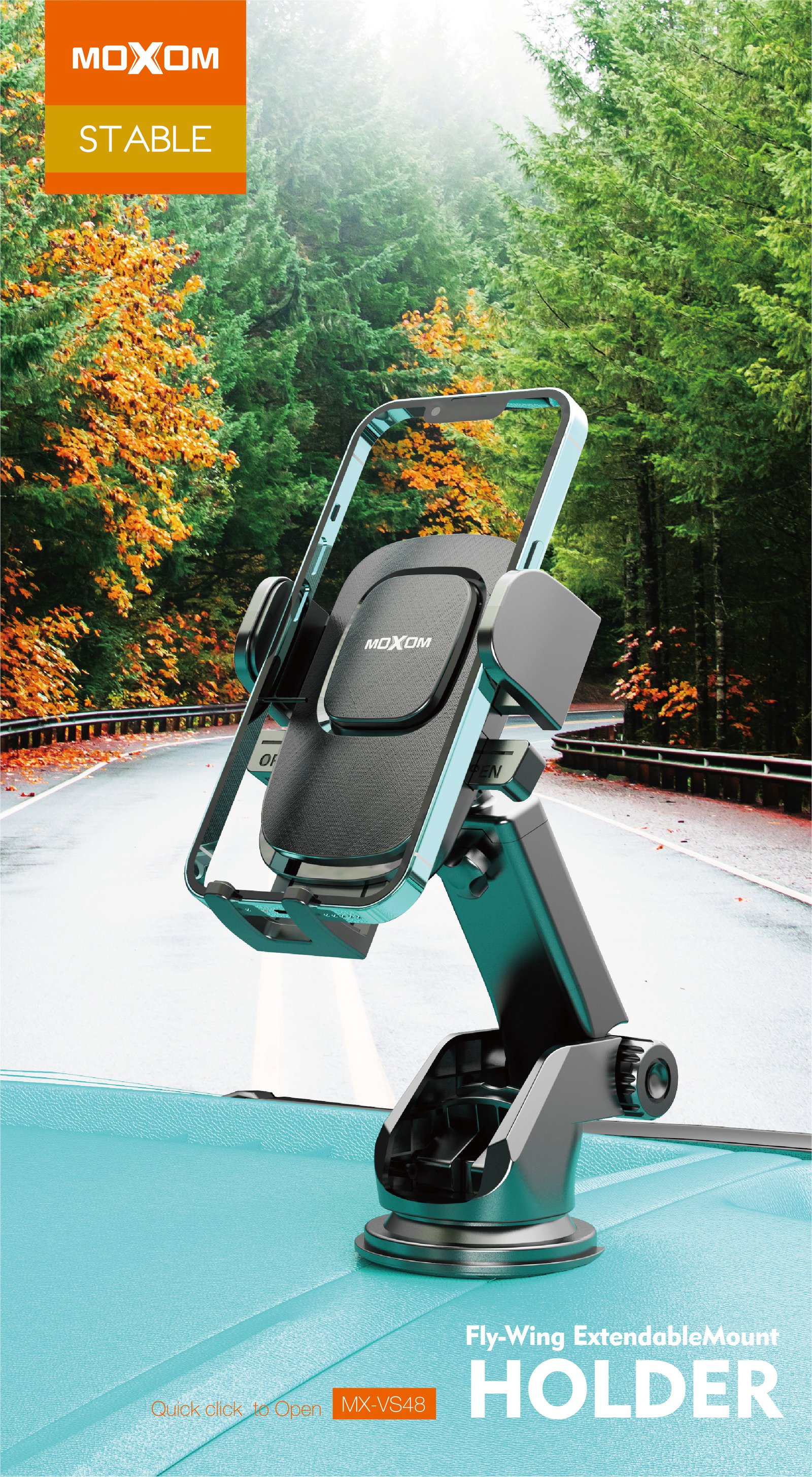 Soporte para Carro Moxom MX-VS48 – Diseño Heavy Duty y Máxima Estabilidad - Imagen 3