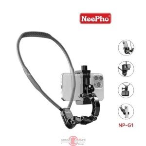 Soporte de Cuello NEEPHO NP-G1 para Celular y Cámara de Acción