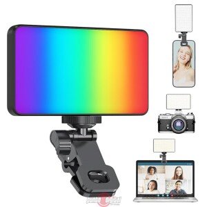 Panel de Luz RGB LJ-S02 - 45 LED Recargable con Efectos