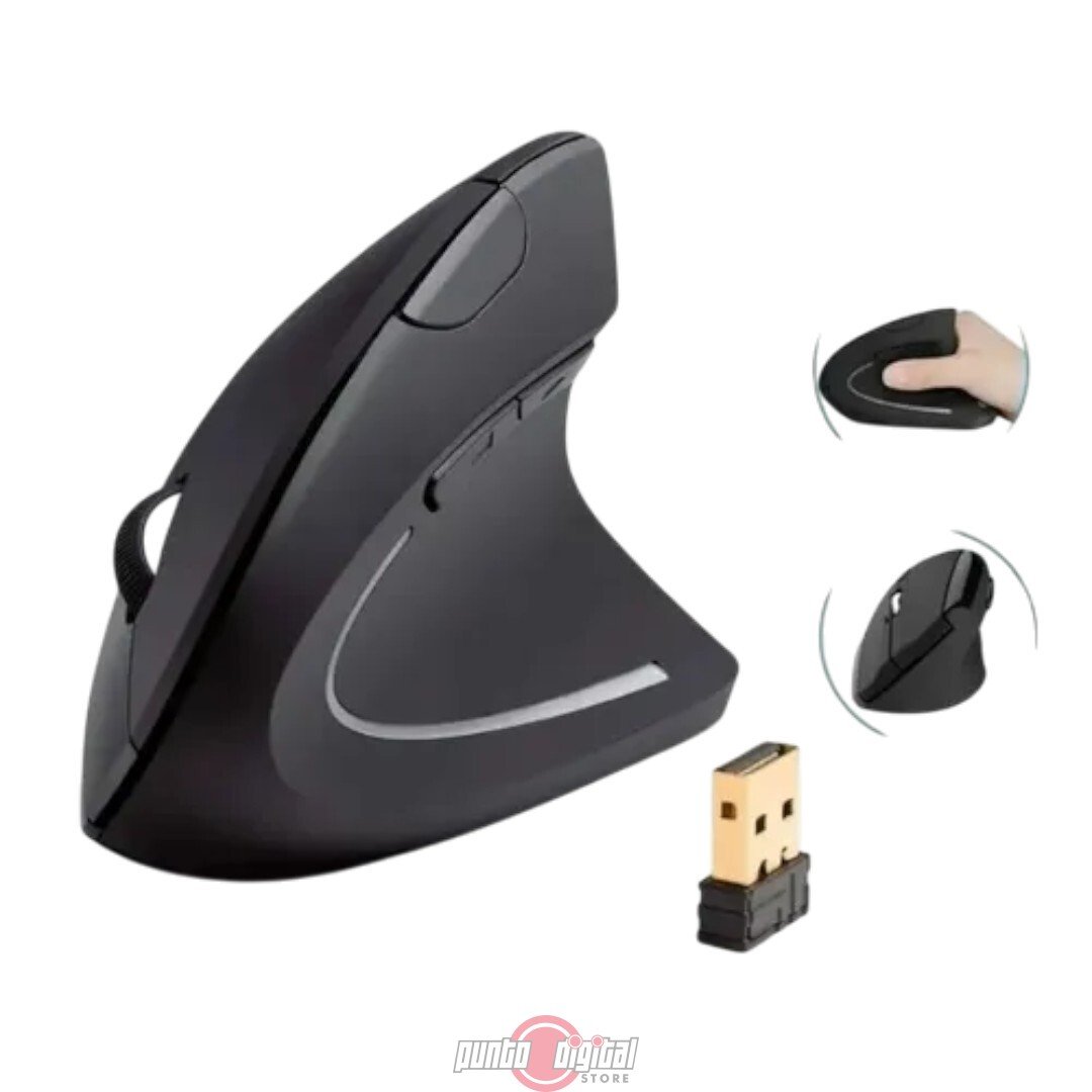 Mouse Vertical Inalámbrico Recargable IGOMA M4 Ergonómico