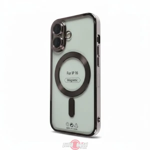 Estuche Electroplated con MagSafe y Protector de Cámaras para iPhone