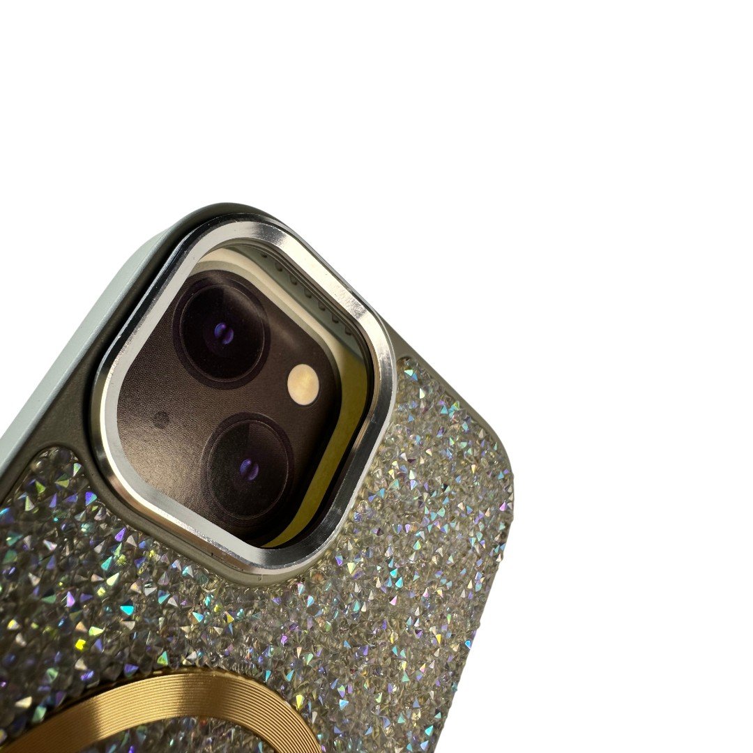 Estuche con Cristales Estilo Swarovski y MagSafe para iPhone - Imagen 2