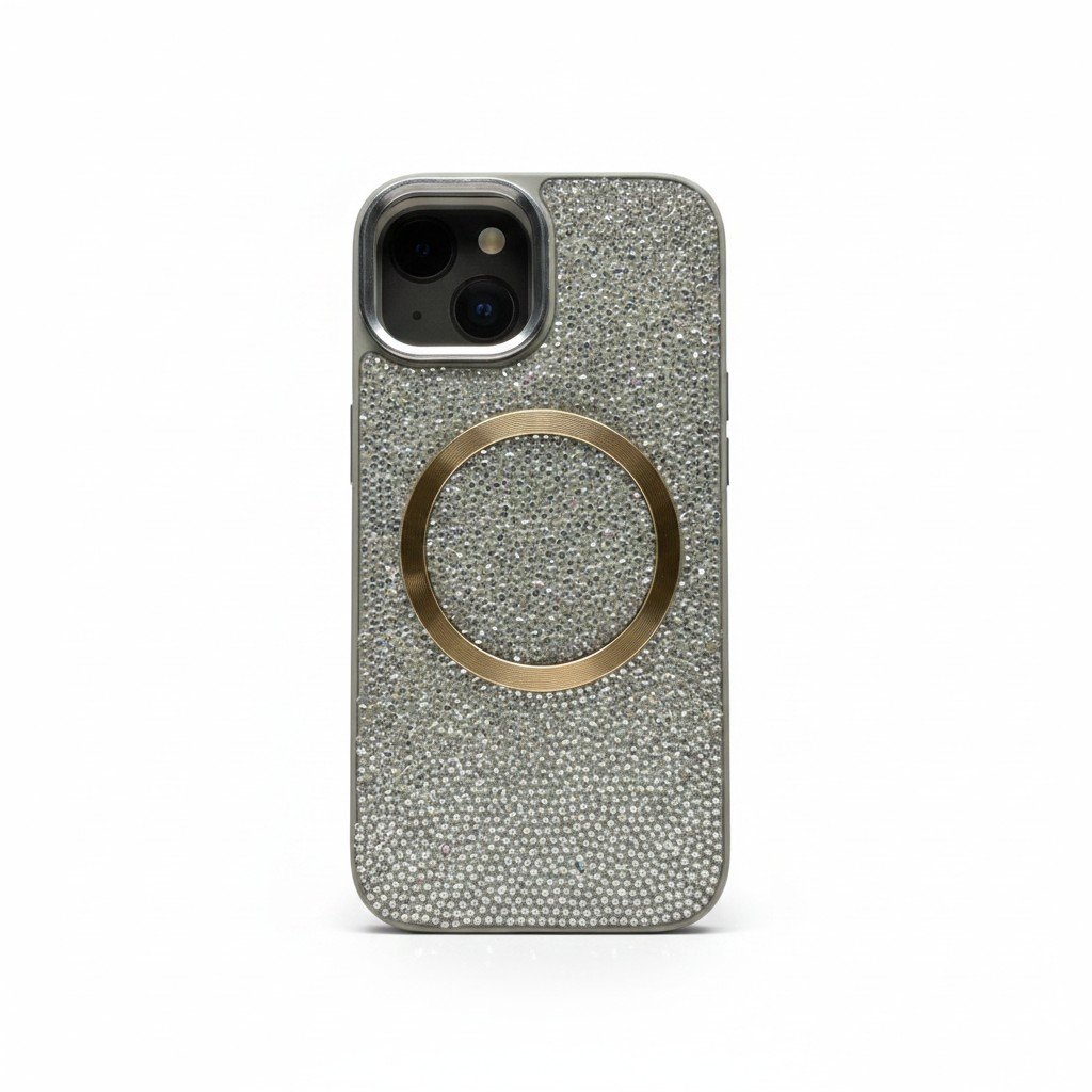 Estuche con Cristales Estilo Swarovski y MagSafe para iPhone