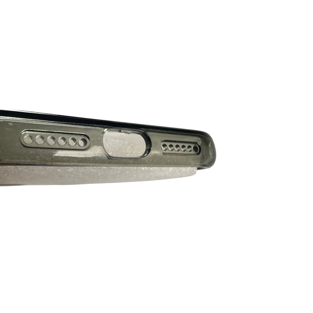 Estuche Transparente Borde Color con Refuerzo Metálico para iPhone - Imagen 3