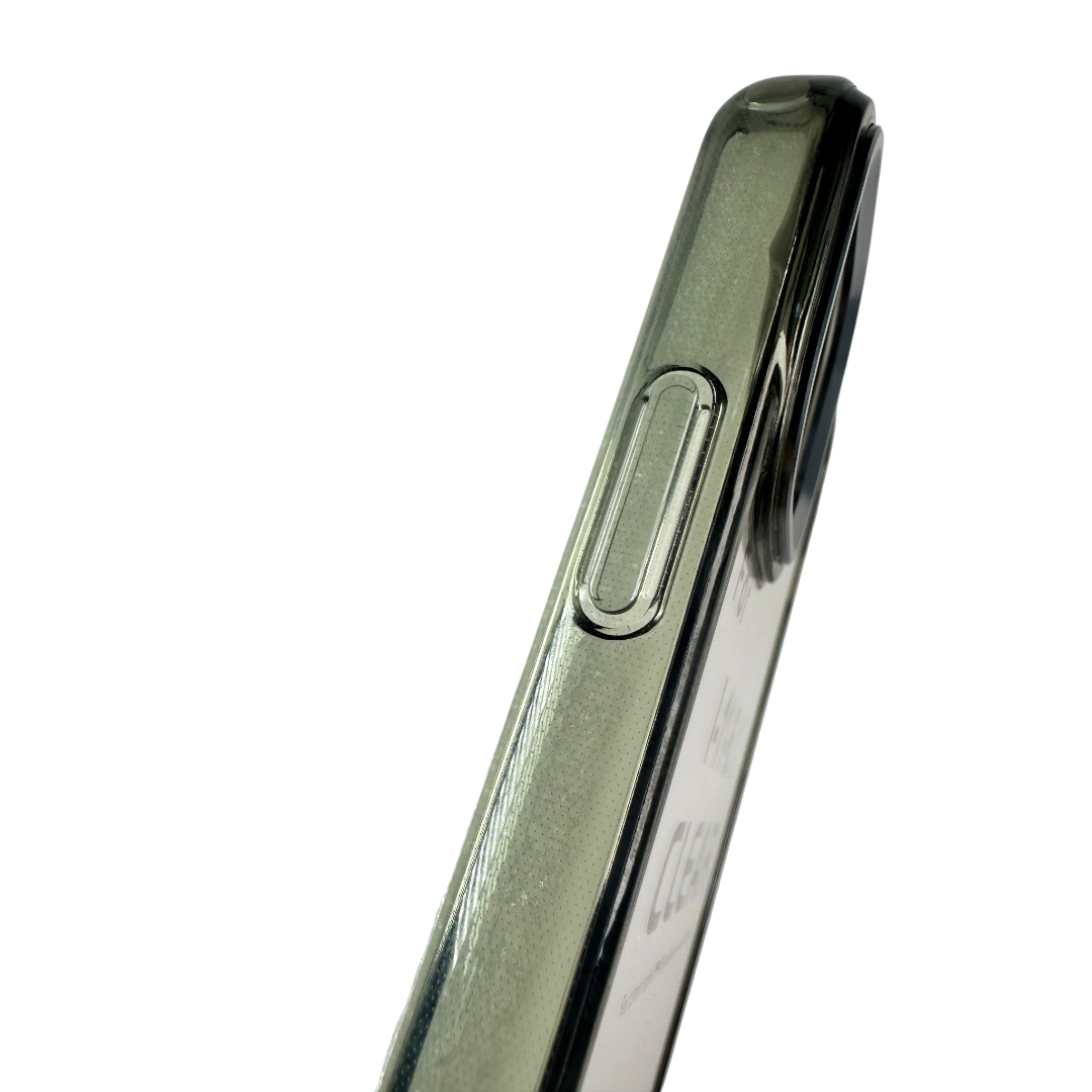 Estuche Transparente Borde Color con Refuerzo Metálico para iPhone - Imagen 2