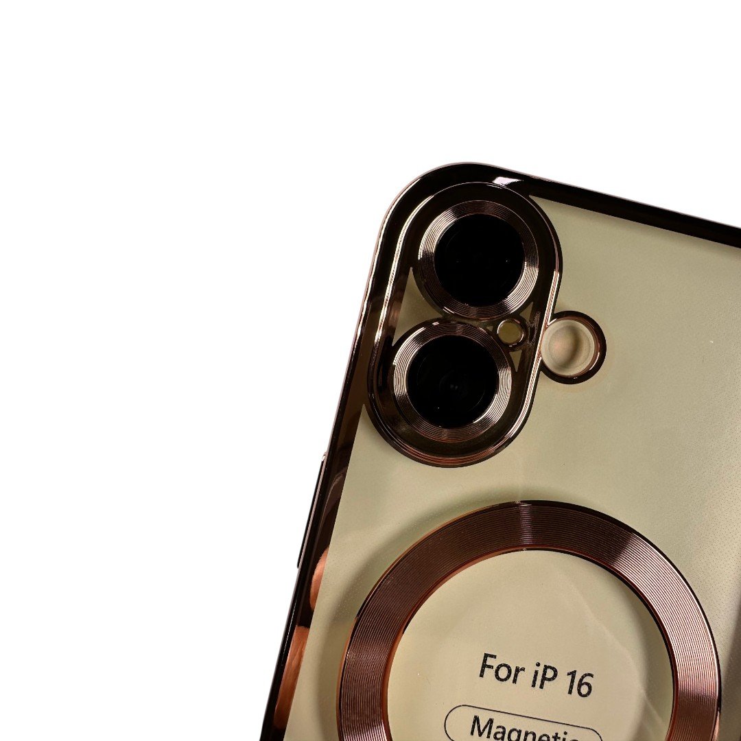 Estuche Electroplated con MagSafe y Protector de Cámaras para iPhone - Imagen 3
