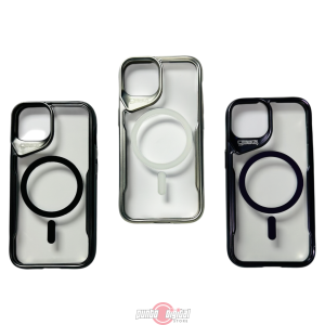 Estuche Gear 4 Transparente con Borde Metalizado para iPhone