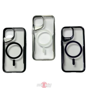 Estuche Gear 4 Transparente con Borde Metalizado para iPhone