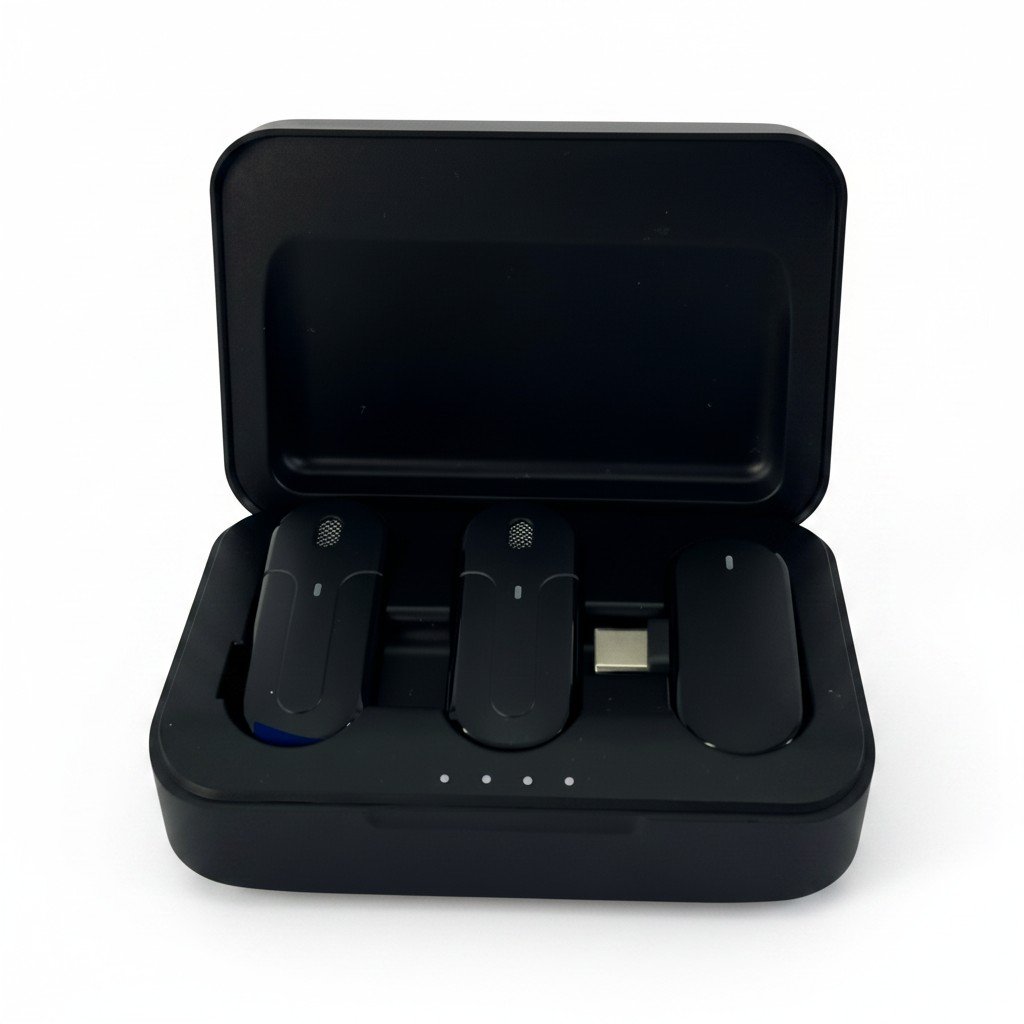 Micrófono de Solapa Inalámbrico Volt Pro VP-M02 Dual - Imagen 2