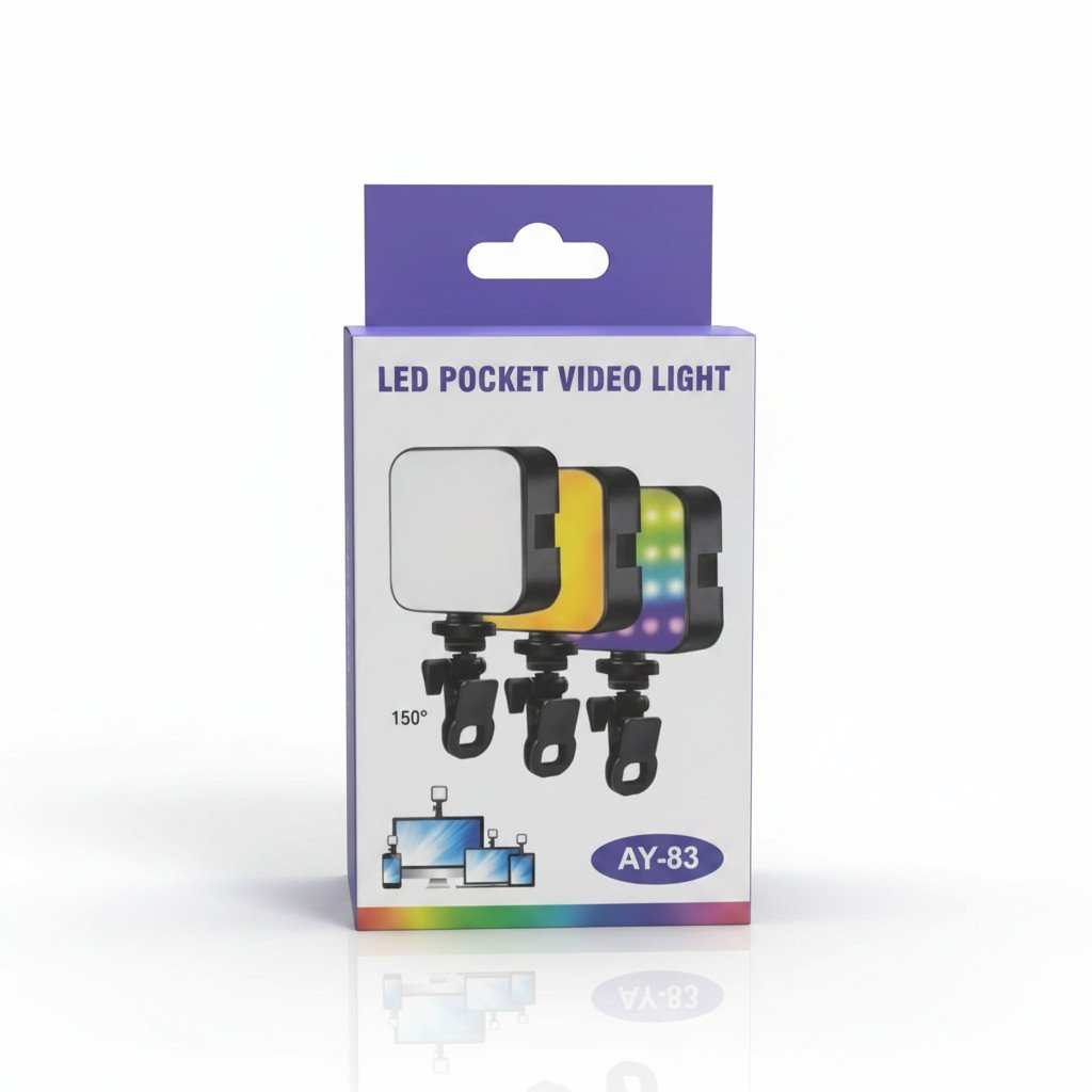 Panel de Luz LED RGB AY-83 Recargable con Clip - Imagen 3