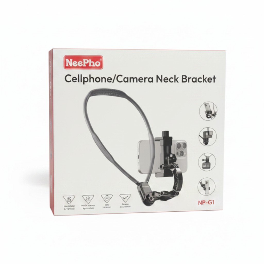 Soporte de Cuello NEEPHO NP-G1 para Celular y Cámara de Acción - Imagen 2