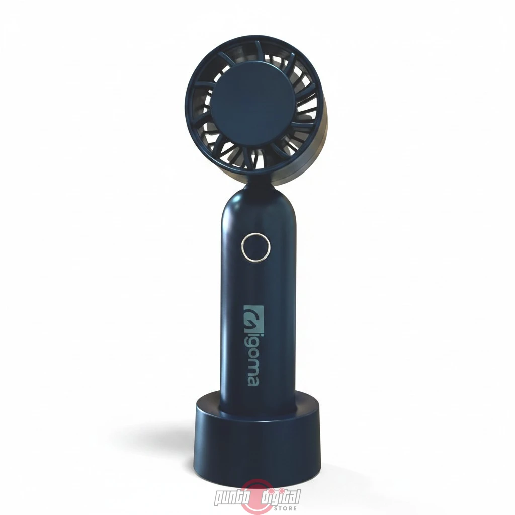 Ventilador de Mano Recargable IGOMA F-01 con 3 Velocidades