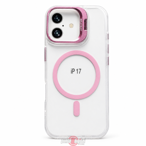 Hybrid Case Transparente con MagSafe a Color y Soporte Integrado para iPhone