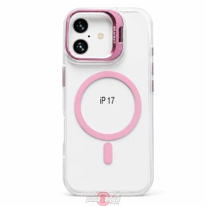 Hybrid Case Transparente con MagSafe a Color y Soporte Integrado para iPhone