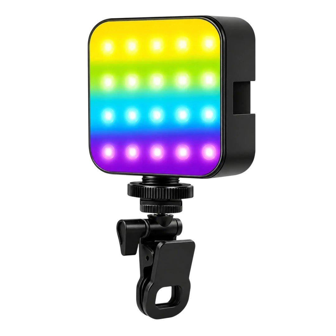 Panel de Luz LED RGB AY-83 Recargable con Clip - Imagen 2