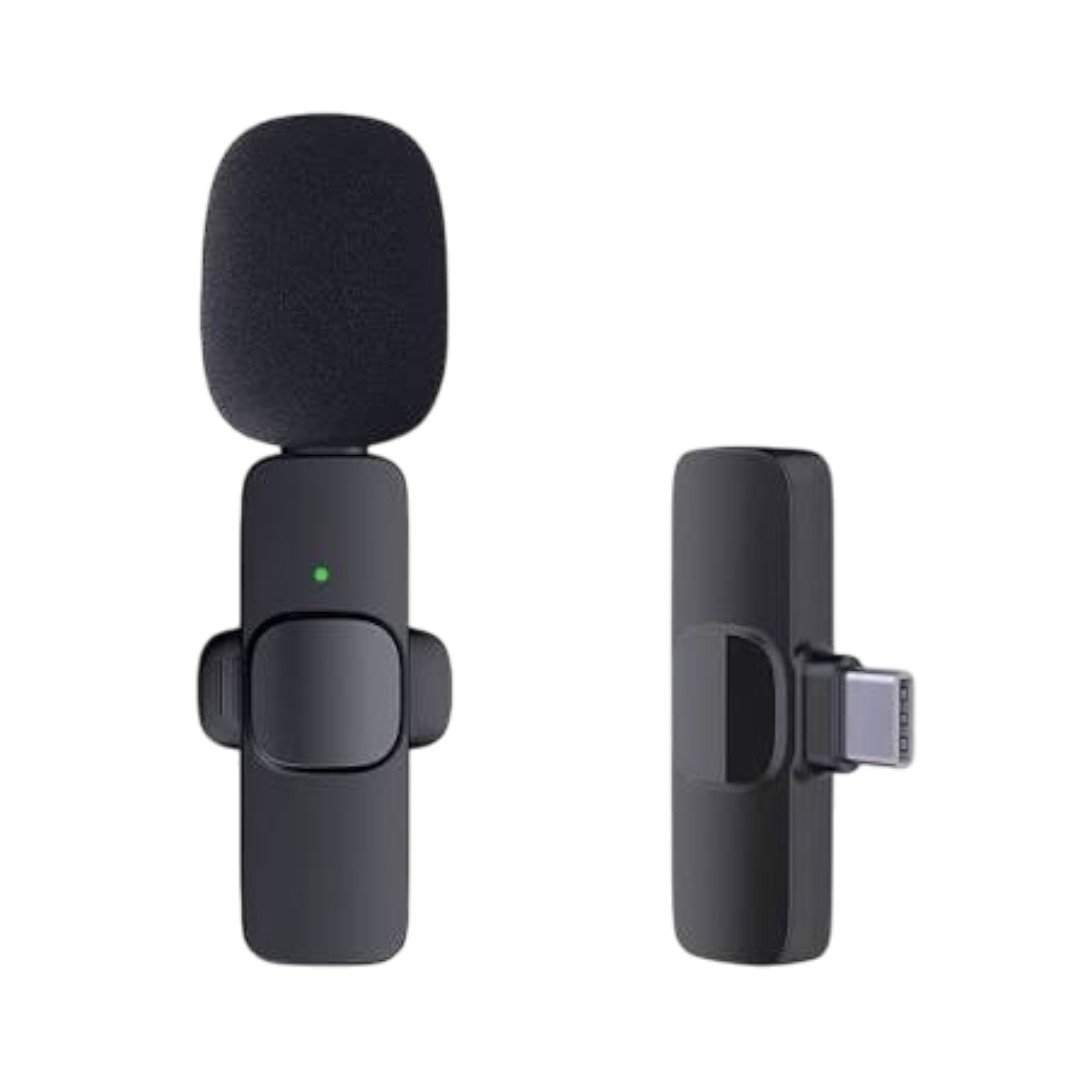 Micrófono de Solapa Inalámbrico K8 con Adaptador Lightning - Imagen 2