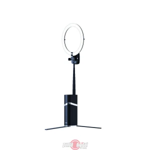 Aro de Luz Portatil Moxom MX-LB08 Trípode Retráctil y Batería 4000 mAh