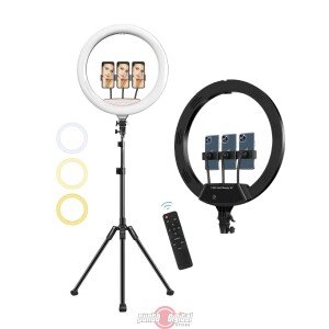Aro de Luz Profesional LJJ-45 de 45 cm con Trípode y Control Remoto
