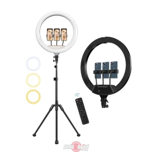 Aro de Luz Profesional LJJ-45 de 45 cm con Trípode y Control Remoto