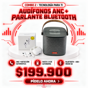 COMBO 2 – PARLANTE BLUETOOTH YISON H5 + AIRPODS 4 CALIDAD 1.1