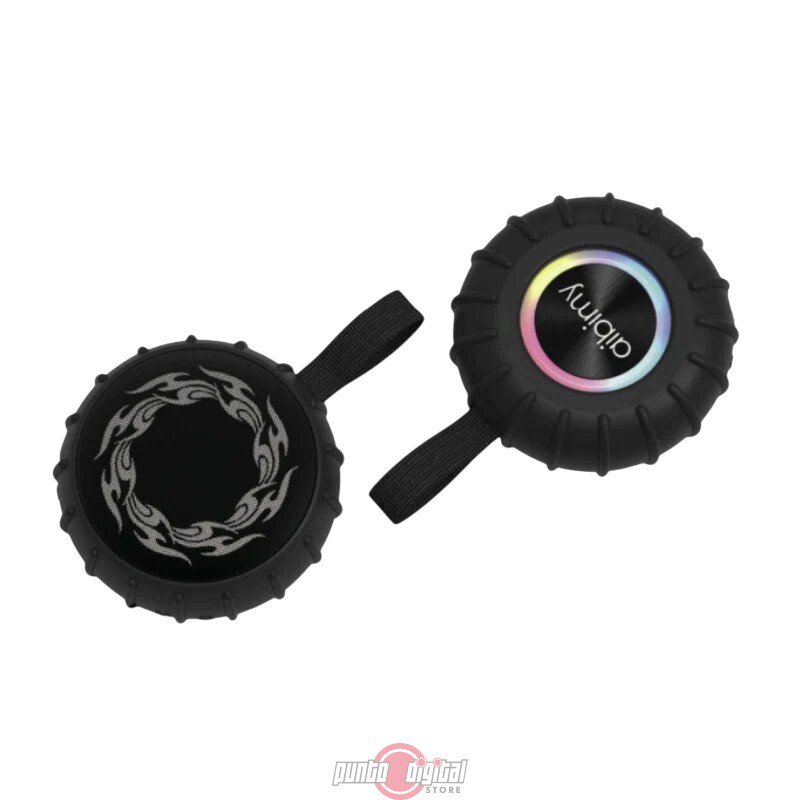 Parlante Bluetooth Portátil Aibimy MY 261 con IPX6 y Luces LED - Imagen 2