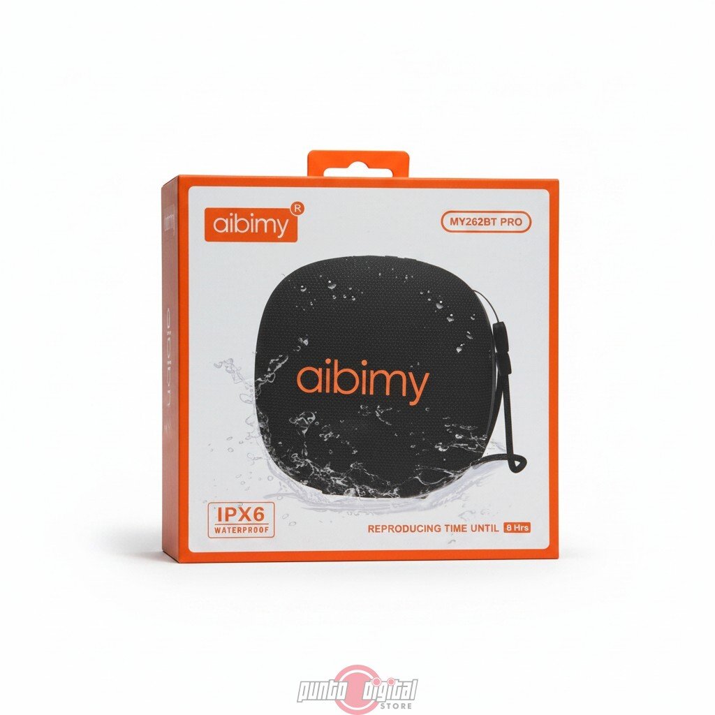 Parlante Bluetooth Portátil Aibimy MY 262 con IPX6 y 3500mAh - Imagen 3