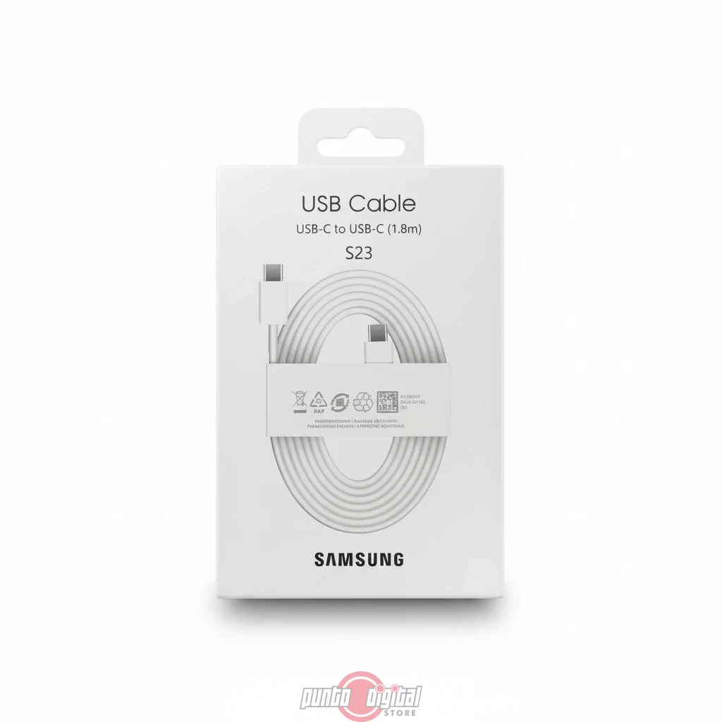 Cable Samsung EP-DW767 USB-C a USB-C de 1.8 m - Carga Rápida