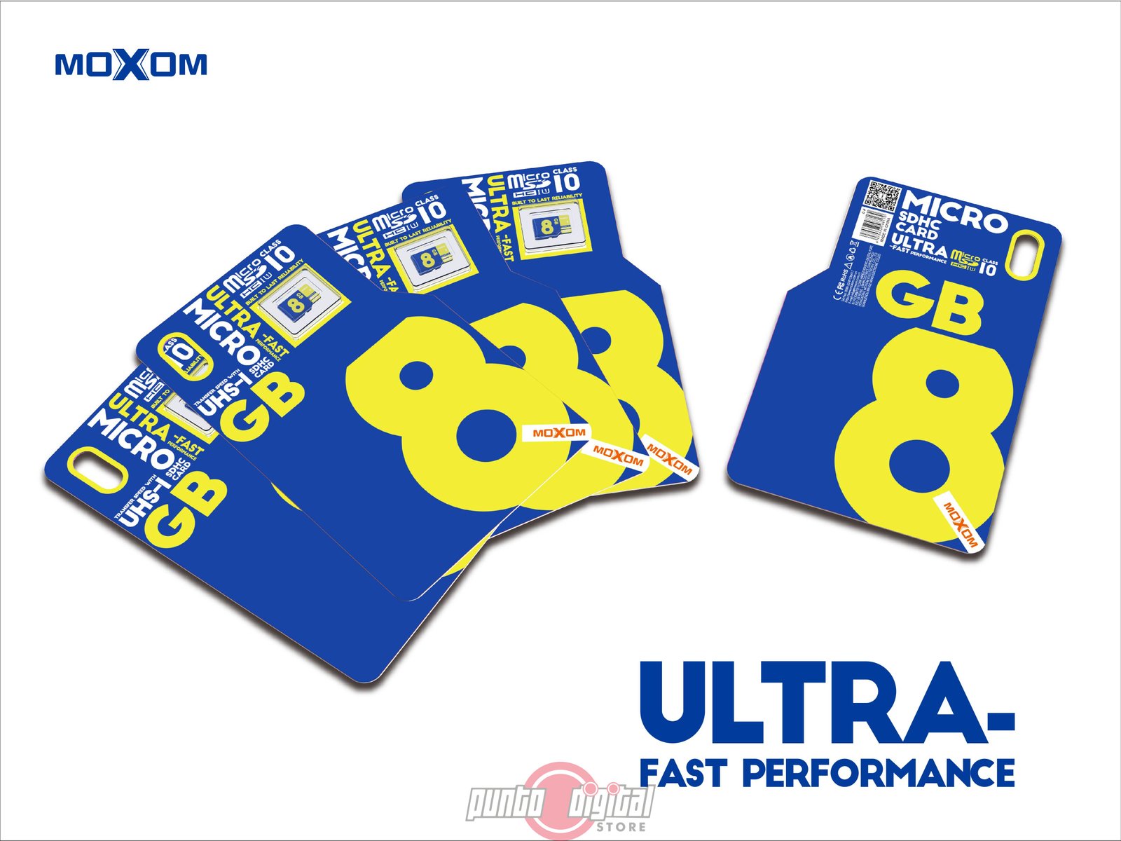Memoria Micro SD Moxom 8GB Clase 10 UHS-I Alta Velocidad - Imagen 2