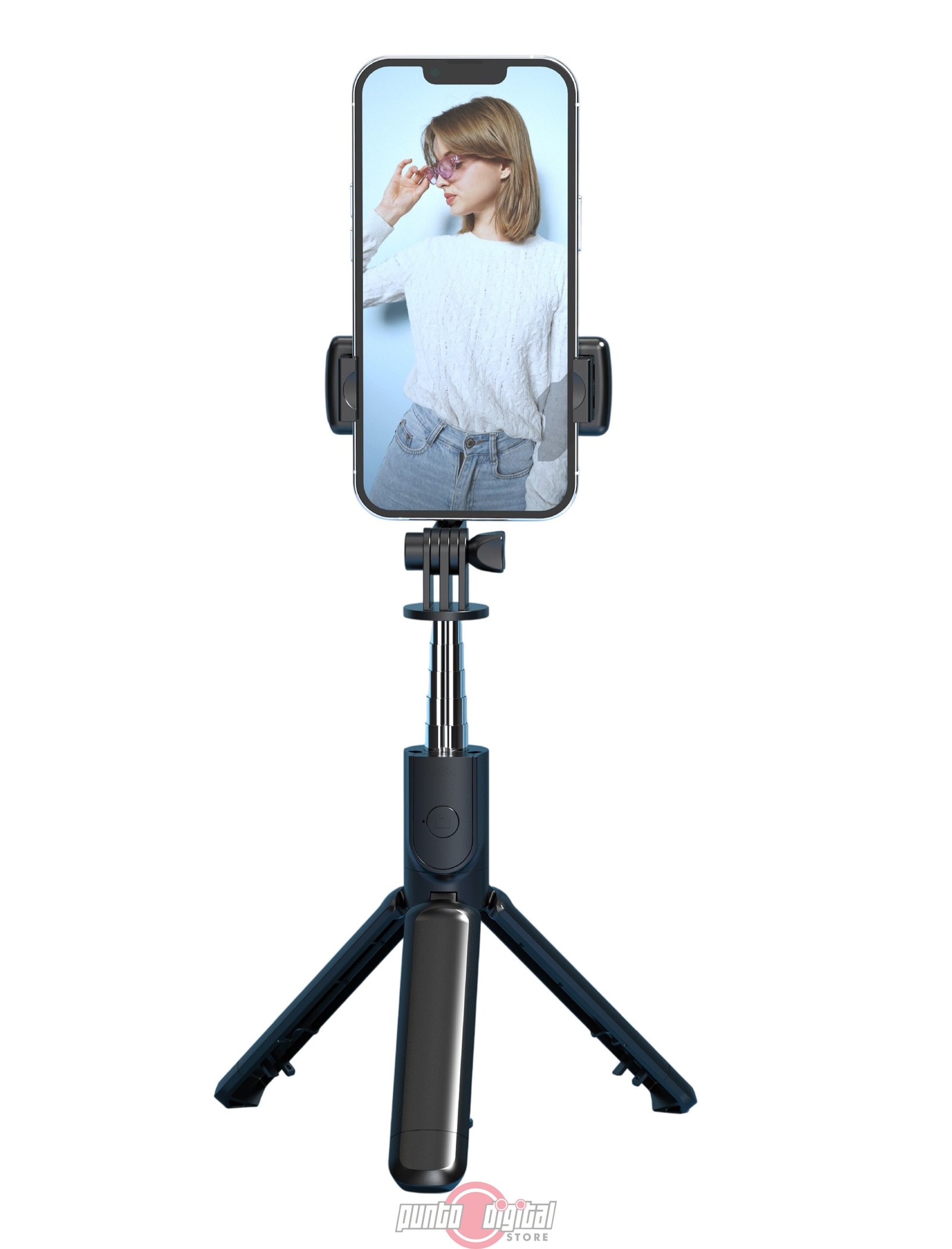 Selfie Stick Moxom SS08 3 en 1 con Trípode y Control Remoto Bluetooth